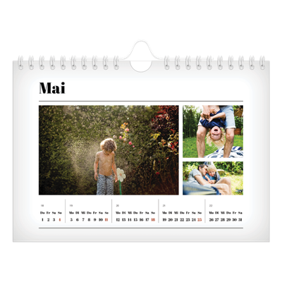 Fotokalender A5 — Zeitschriften-Stil [deckblatt]