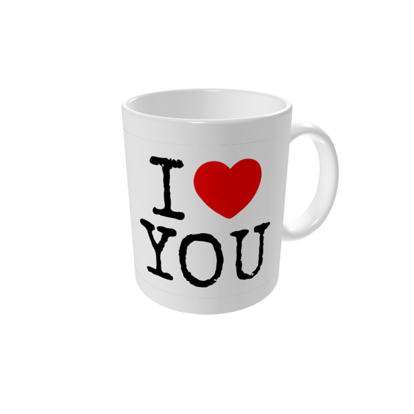 Tasse bedrucken — I love you