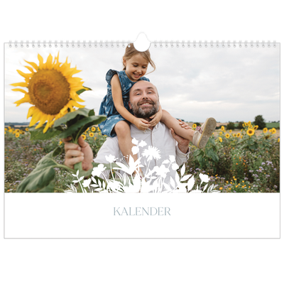 Fotokalender A3 — Blumenmotiv [deckblatt]