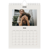 Fotokalender A5 — Schlicht in Creme [deckblatt]