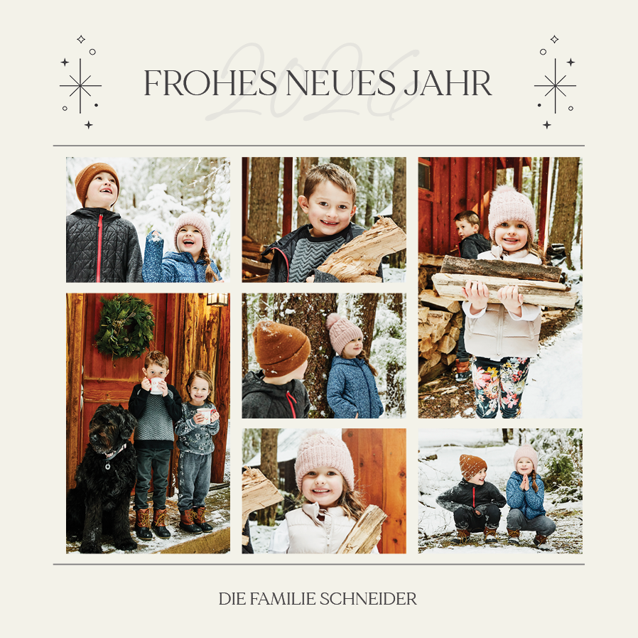 Fotokarten — Ein Jahr voller Momente