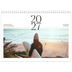 Fotokalender A4 doppelt (30 x 40 cm) — Surfen bei Sonnenuntergang [deckblatt]