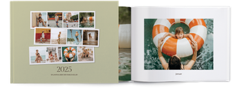 Fotobücher — Film in Salbeigrün
