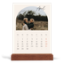 Tischkalender mit Holzfuß Hochformat  — Erinnerungsbogen [April]