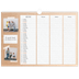 Family Planners A3 Landscape — Handgemachter Planer - 3-köpfige Familie [Marsch]