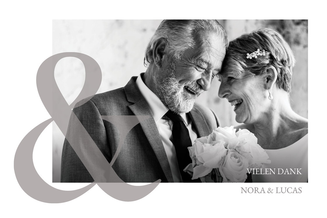 Dankeskarten — Businesslook