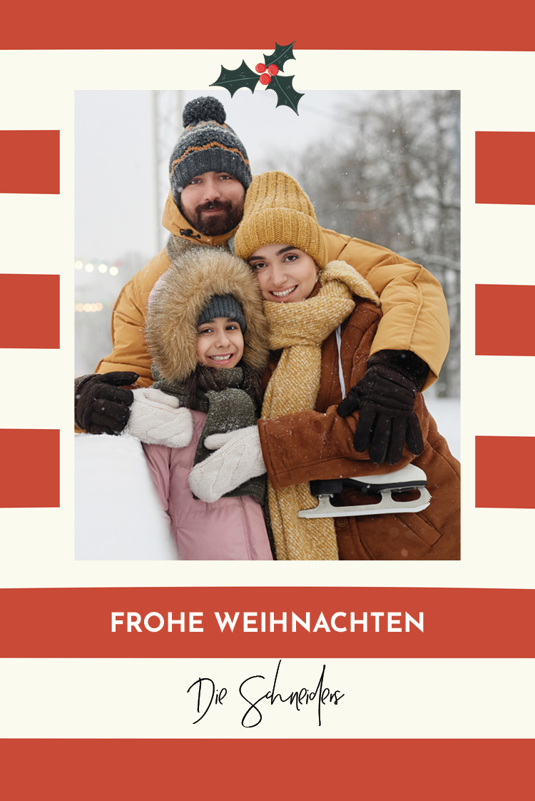 Fotokarten — Stechpalmenstreifen