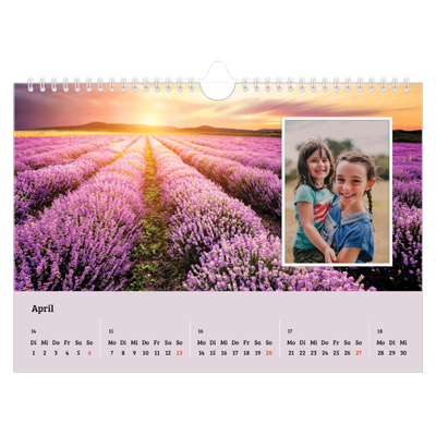 Fotokalender A4 — Vier Jahreszeiten [April]