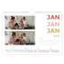 Fotokalender A4 — Bunte Schrift [Januar]