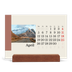 Tischkalender mit Holzfuß Querformat  — Sehenswürdigkeiten der Welt [April]