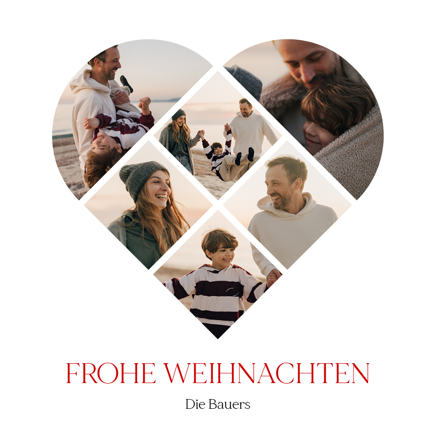 Fotokarten — Herzliche Feiertage