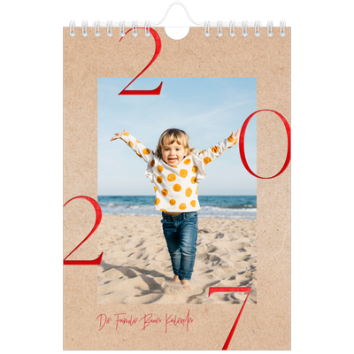 Fotokalender A5 — Ein Hauch von Rot [deckblatt]