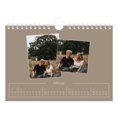 Fotokalender A5 — Gebastelte Momente [Februar]
