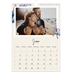 Fotokalender A4 (20 x 30 cm) — Gemalte Blumen [Januar]