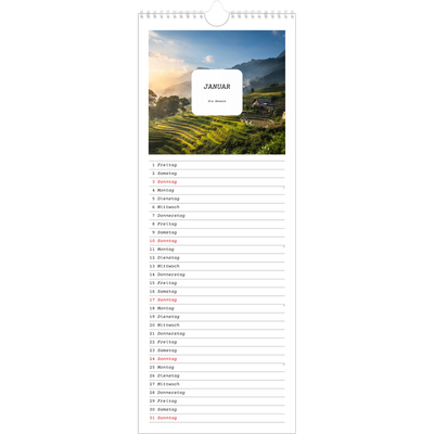 Küchenkalender  — Die ganze Geschichte [Januar]