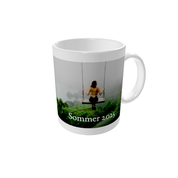 Tasse bedrucken — Einfacher Serif
