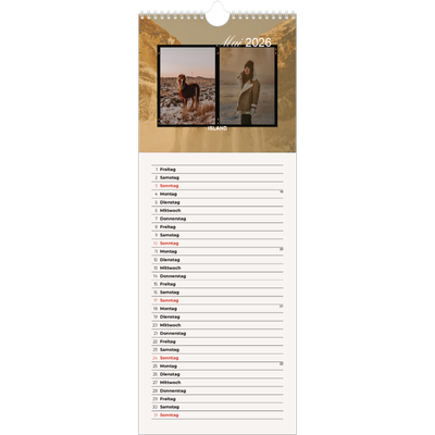 Küchenkalender  — Wanderlust [deckblatt]