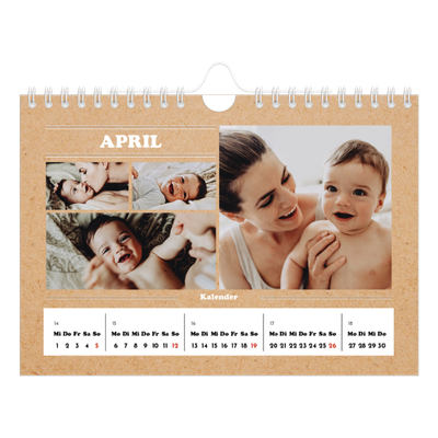 Fotokalender A5 — Magazinstil [April]