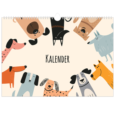 Fotokalender A3 — Hunde und Kritzeleien [deckblatt]