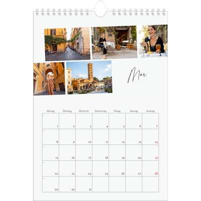 Fotokalender A4 (20 x 30 cm) — Städtereise [Marsch]