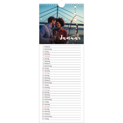 Küchenkalender  — Monat [Januar]