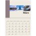 Fotokalender A4 doppelt (30 x 40 cm) — Sehenswürdigkeiten der Welt [Marsch]