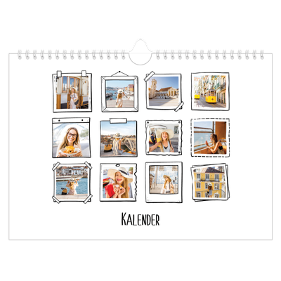Fotokalender A4 — Scrapbook-Schnappschüsse [deckblatt]