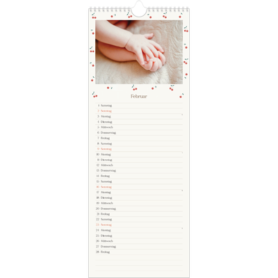 Küchenkalender  — Kleine Kirsche [Februar]