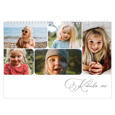 Fotokalender A5 — Schrift und Schnappschüsse [deckblatt]