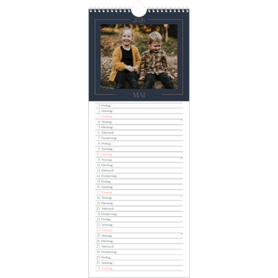 Küchenkalender  — Preußisch Blau [deckblatt]