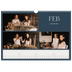 Fotokalender A3 — Schiefer und Serifen [Februar]