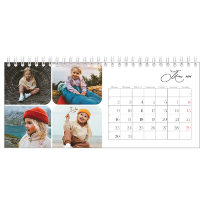 Tischkalender — Schrift und Schnappschüsse [Marsch]