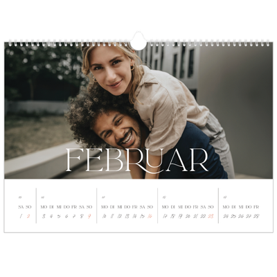 Fotokalender A3 — Überlebensgroß [Februar]
