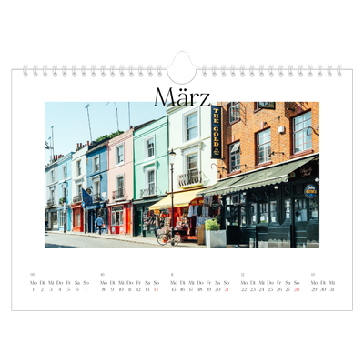 Fotokalender A4 — Mein Reisebericht [Marsch]