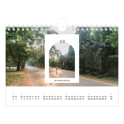 Fotokalender A5 — Der offene Bogen [Mai]