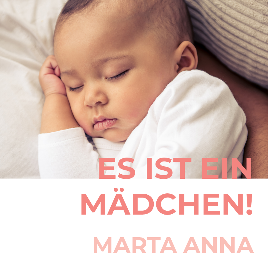 Einladungskarten — Es ist ein Mädchen!