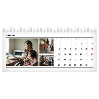 Tischkalender — Zeitschriften-Stil