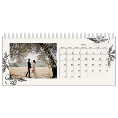 Tischkalender — Tinte und Efeu [Marsch]