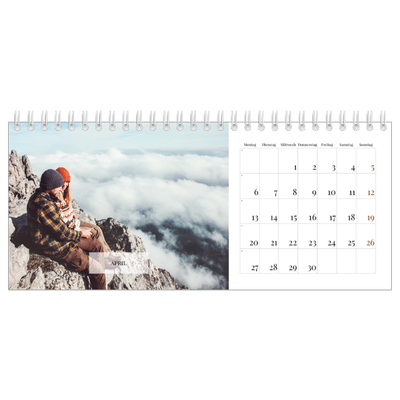 Tischkalender — Klassischer Kalender [April]
