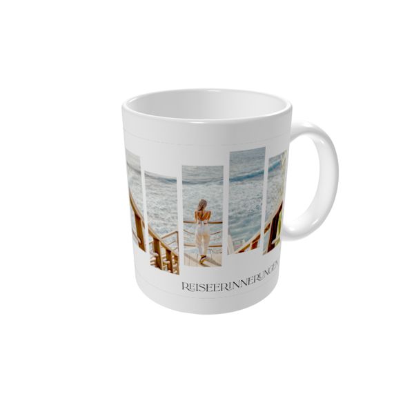 Keramik Becher bedrucken » Reisemosaike » Fototasse