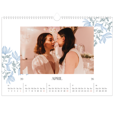 Fotokalender A3 — Elegante Blumen [April]