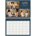 Fotokalender A4 doppelt (30 x 40 cm) — Schiefer und Serifen [April]
