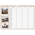 Family Planners A3 Landscape — Handgemachter Planer - 3-köpfige Familie [Januar]