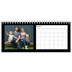 Tischkalender — Schwarzer Rand oben [Februar]