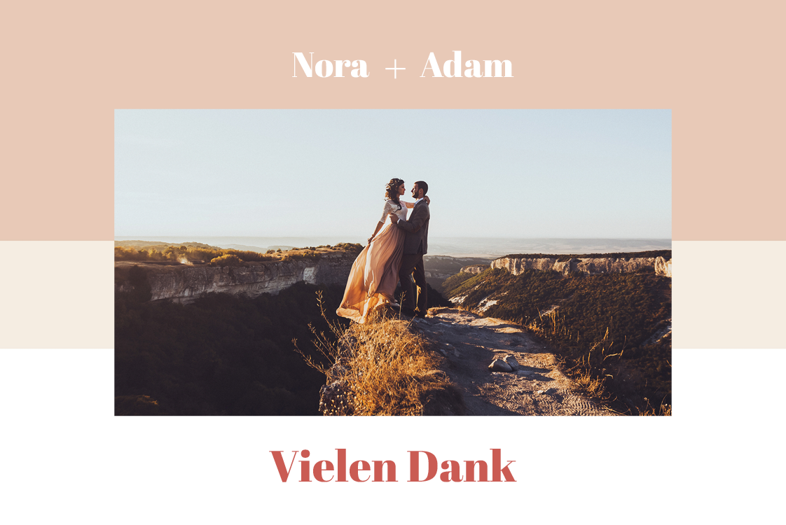 Dankeskarten — Pastellböcke