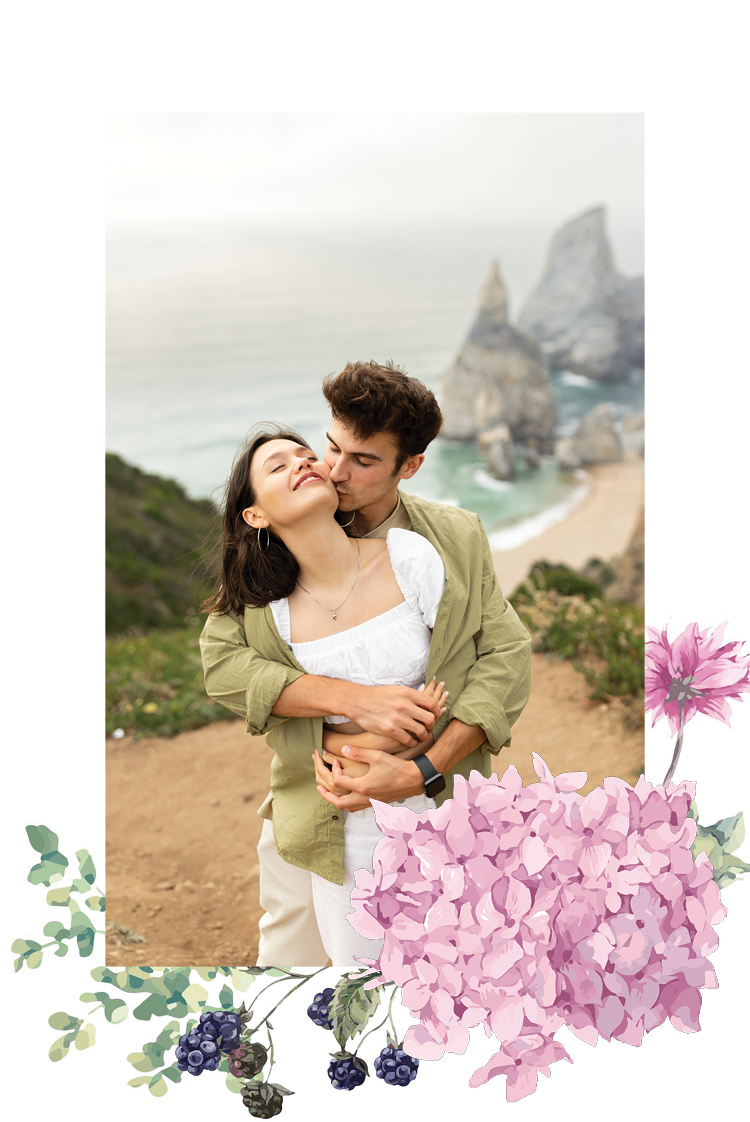 Save the date — Lila Blumen