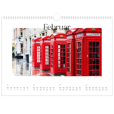 Fotokalender A3 — Mein Reisebericht [Februar]