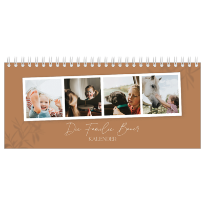 Tischkalender — Warme Erdtöne [deckblatt]