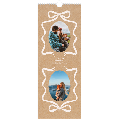 Küchenkalender  — Kraftpapier und Schleife [deckblatt]