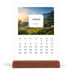 Tischkalender mit Holzfuß Hochformat  — Die ganze Geschichte [Januar]